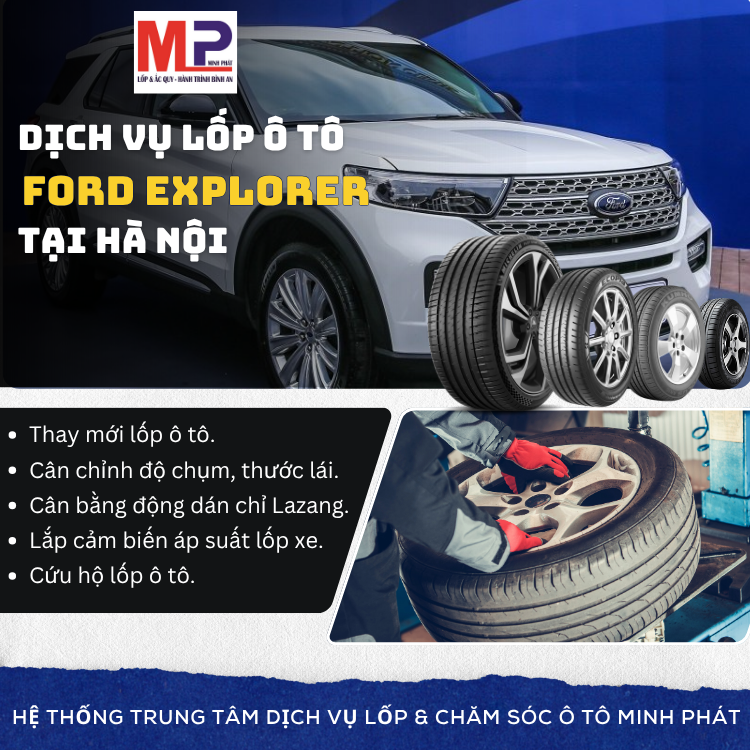 Lốp xe Ford Explorer tại Hà Nội
