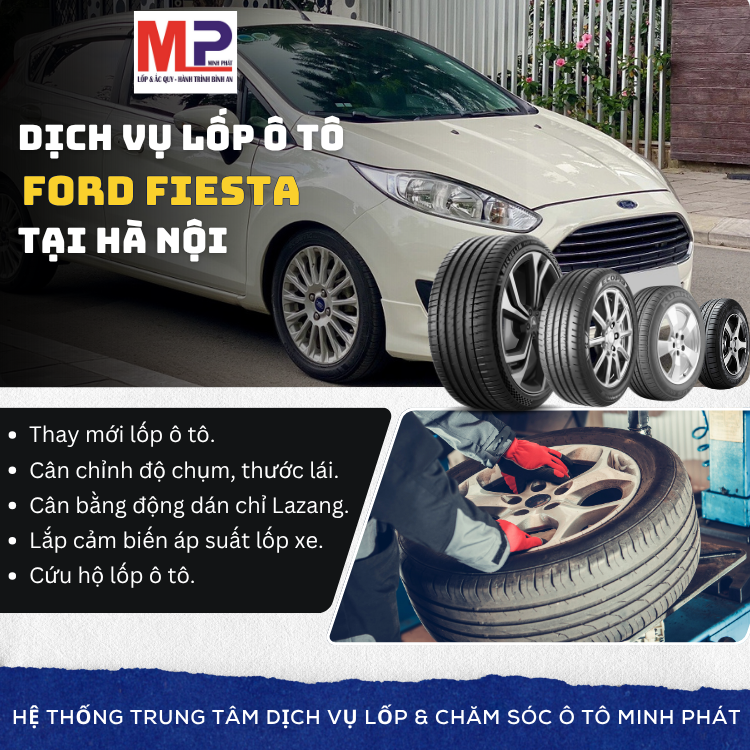 Lốp xe Ford Fiesta tại Hà Nội