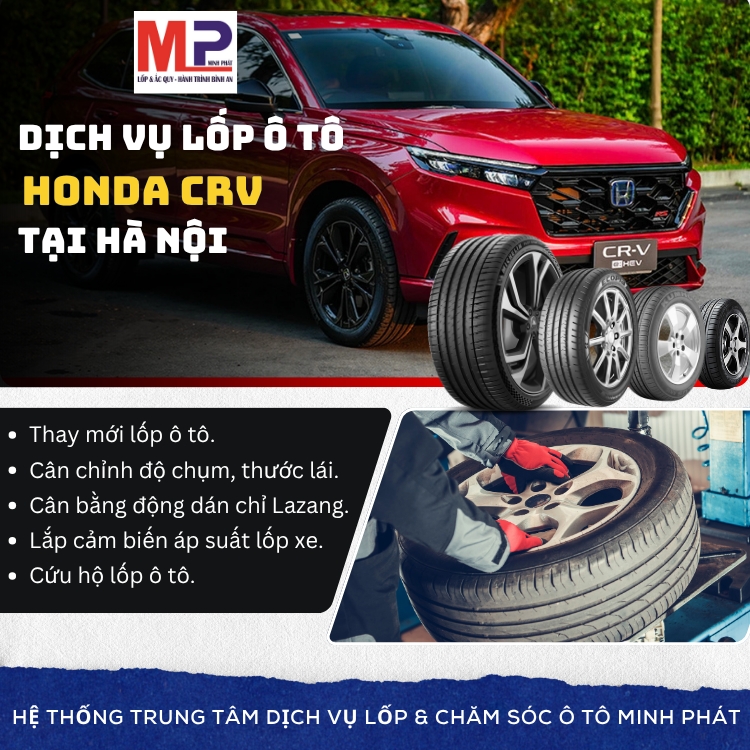 Lốp ô tô cho xe Honda CRV tặng gói chăm sóc xe tại Hà Nội [new]