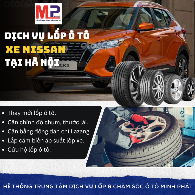 Lốp cho xe Nissan tại Hà Nội