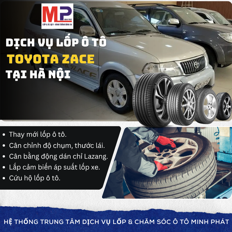 Lốp xe Toyota Zace tại Hà Nội