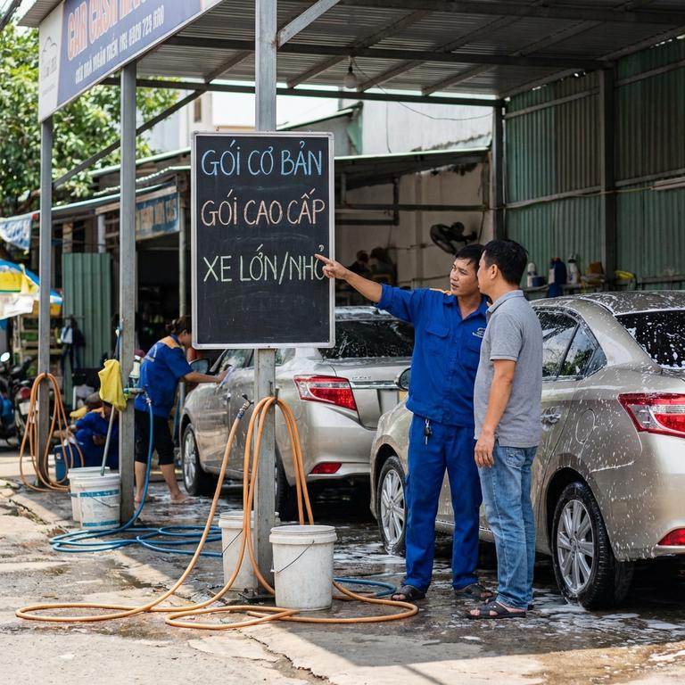 Các Yếu Tố Ảnh Hưởng Đến Phí Rửa Xe Ô Tô Hàng Tháng