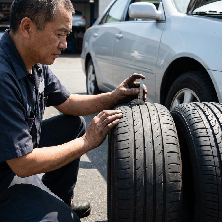 Cách Kiểm Tra Độ Mòn Thực Tế Của Lốp Xe Ô Tô