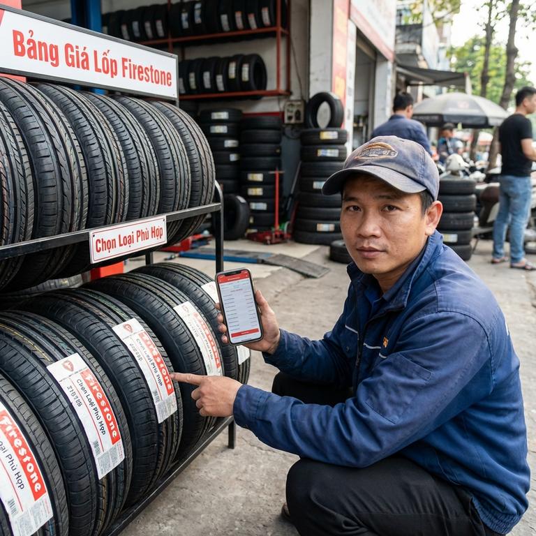 Cách Tra Cứu Giá Lốp Firestone Và Chọn Loại Phuu Hợp
