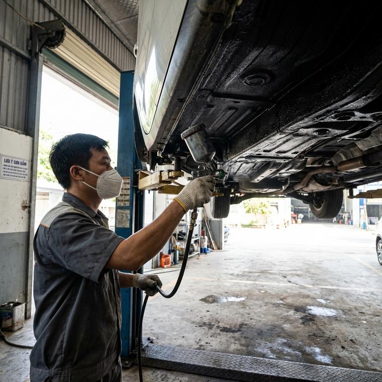 Có Nên Sơn Phủ Gầm Ô Tô Không Và Những Lưu Ý Quan Trọng