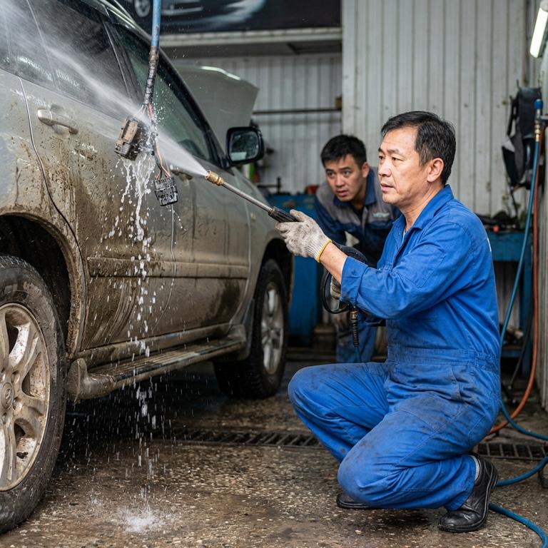 Những Sai Lầm Cần Tránh Khi Thực Hiện Rửa Gầm Xe Ô Tô