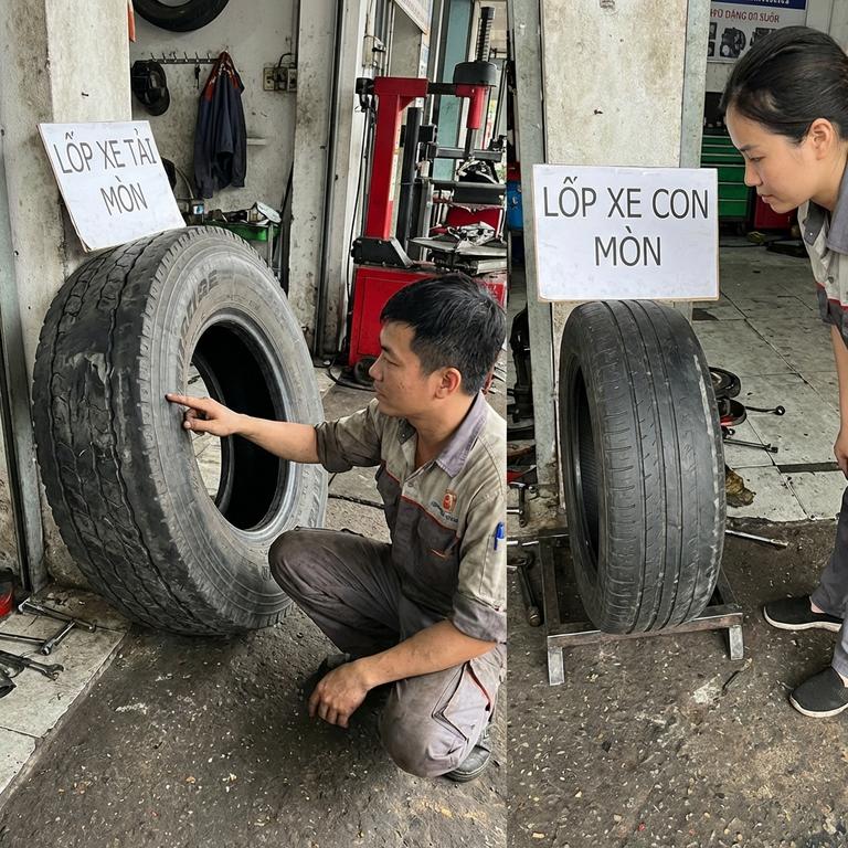 Phân Biệt Nguyên Nhân Lốp Xe Tải Mòn Không Đều So Với Xe Con