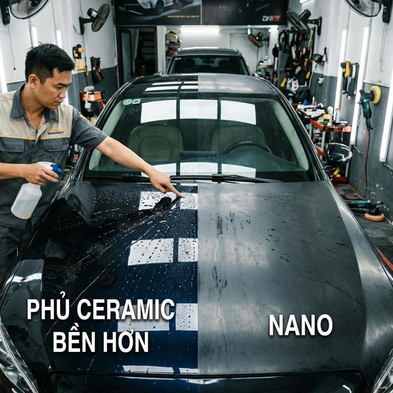 Phủ Ceramic Và Phủ Nano Khác Nhau Như Thế Nào Về Độ Bền