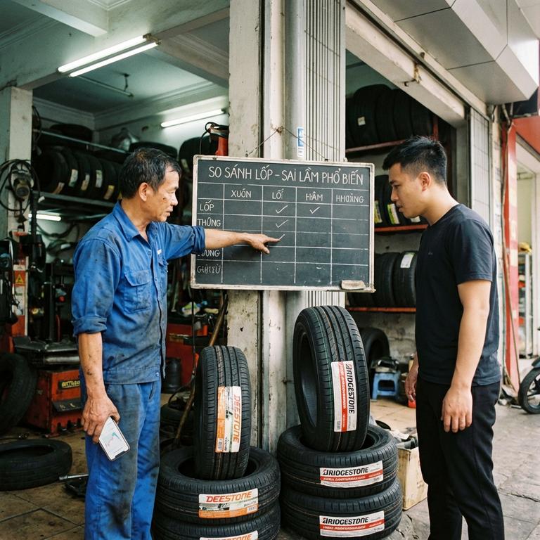Sai Lầm Thường Gặp Khi So Sánh Lốp Deestone Và Bridgestone