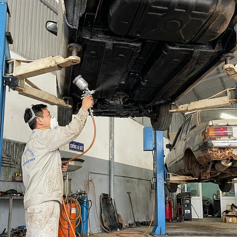 Sơn Phủ Gầm Ô Tô Là Gì Và Tại Sao Cần Thực Hiện