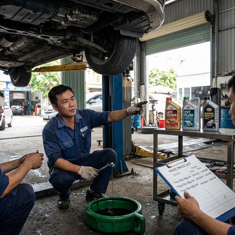 Thay Dầu Hộp Số Ô Tô Bao Nhiêu Tiền Và Cách Chọn Loại Dầu