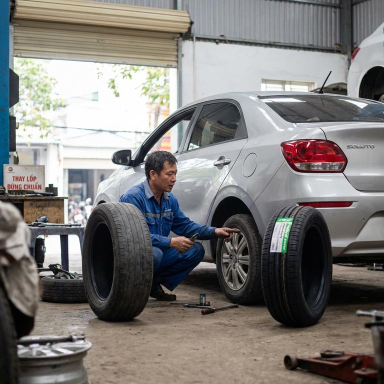 Tìm Hiểu Về Lốp Xe Kia Soluto Và Tiêu Chuẩn Thay Thế
