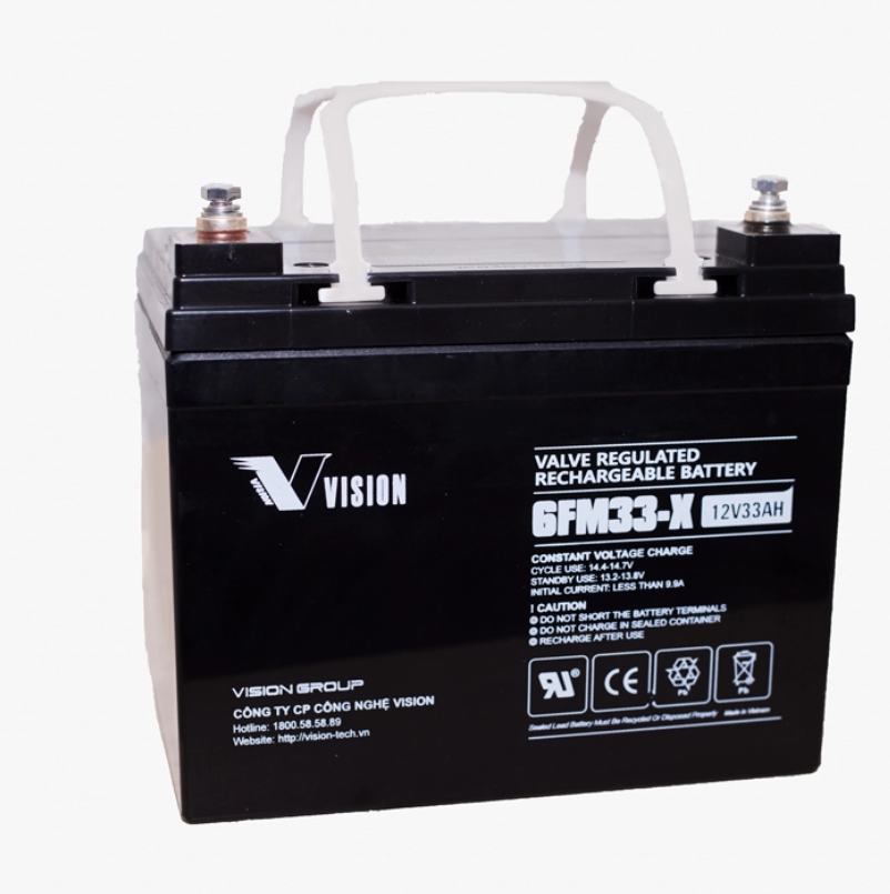 Ắc quy Vision 6FM33-X (12V-33Ah)