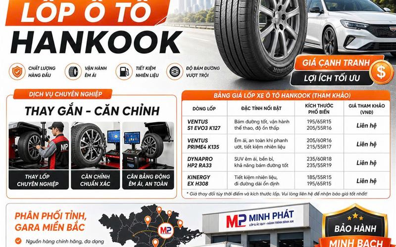lốp Hankook 225/55R18 - hình minh họa